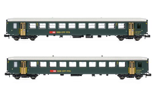 Piko 94394 SBB Set mit 2 EW I Personenwagen 2.Klasse Ep IV